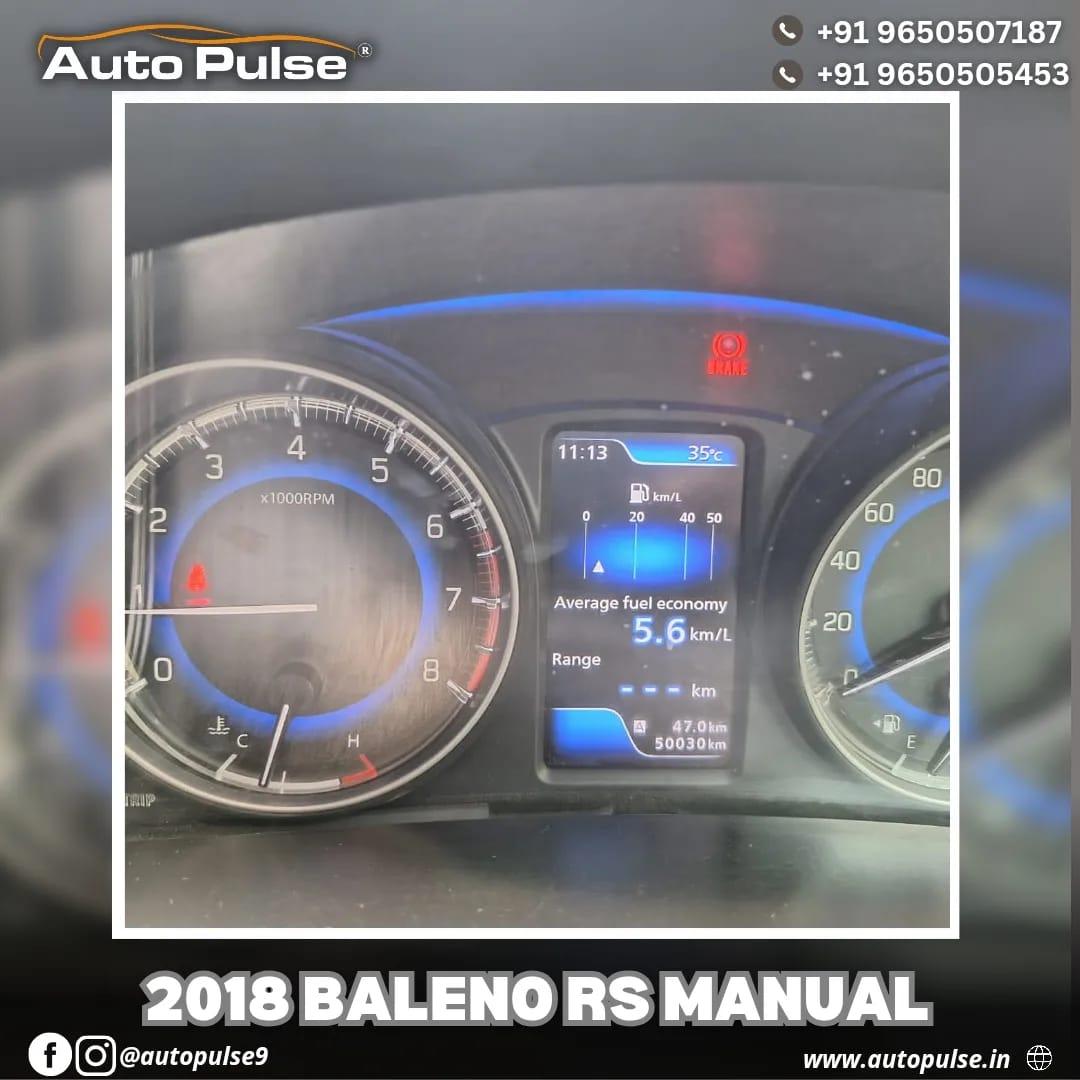 2018 BALENO RS MANUAL PETROL