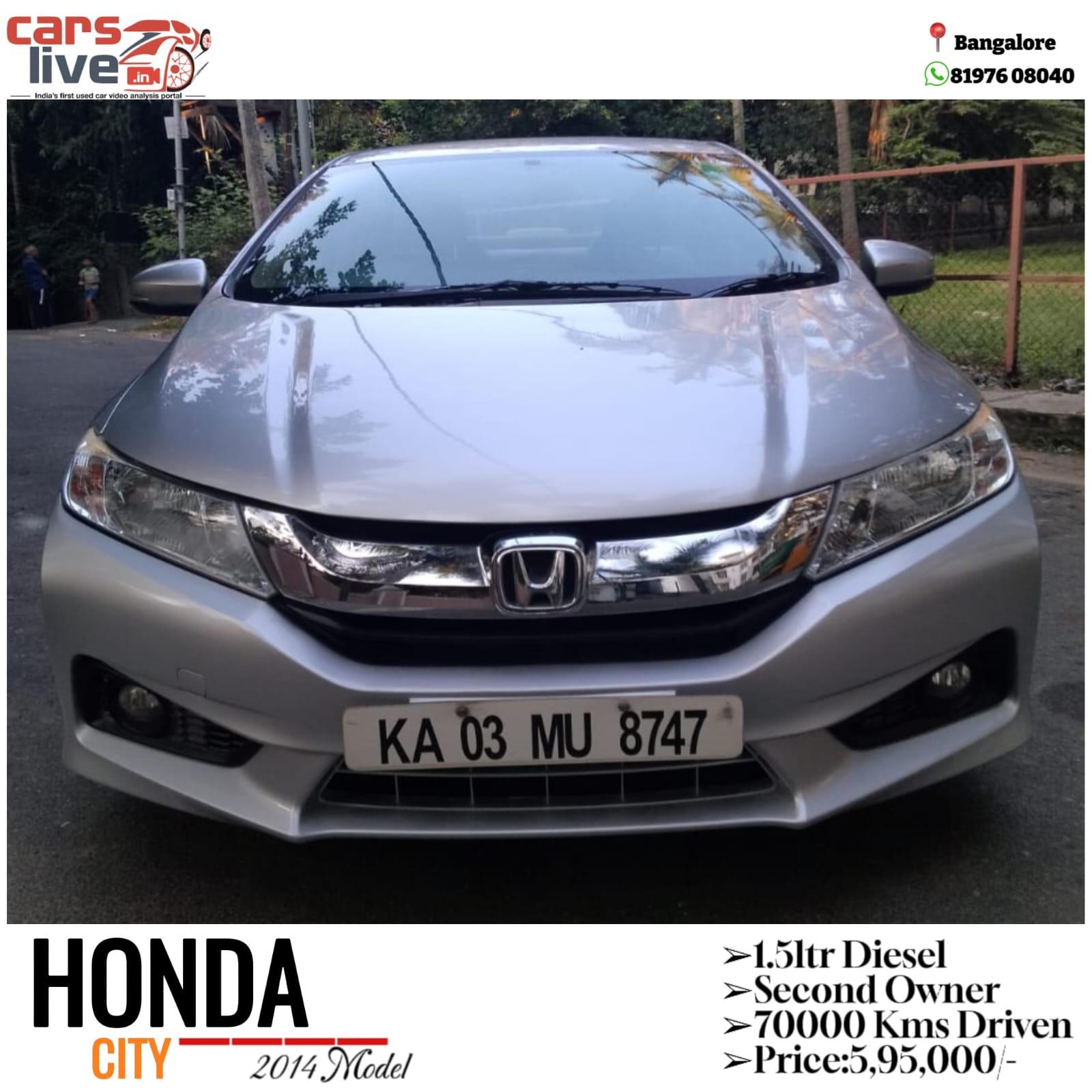 Honda City 2014 Diesel 1.5ltr VMT iDtec Top Model