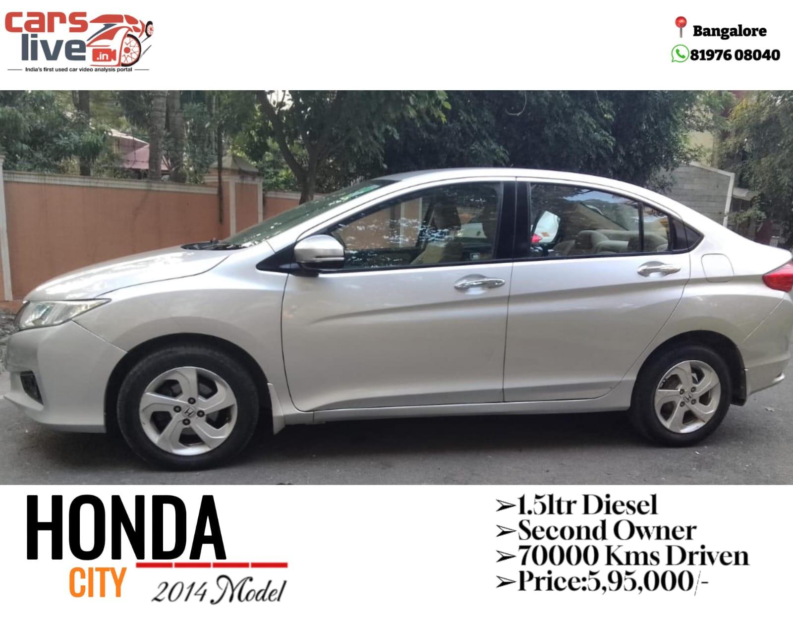 Honda City 2014 Diesel 1.5ltr VMT iDtec Top Model