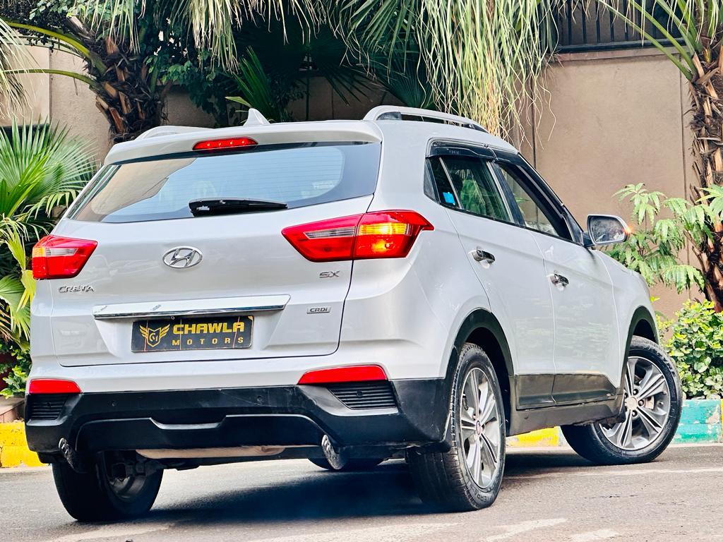 Hyundai Creta SX 1.6 diesel model 2015 running 73k DL number