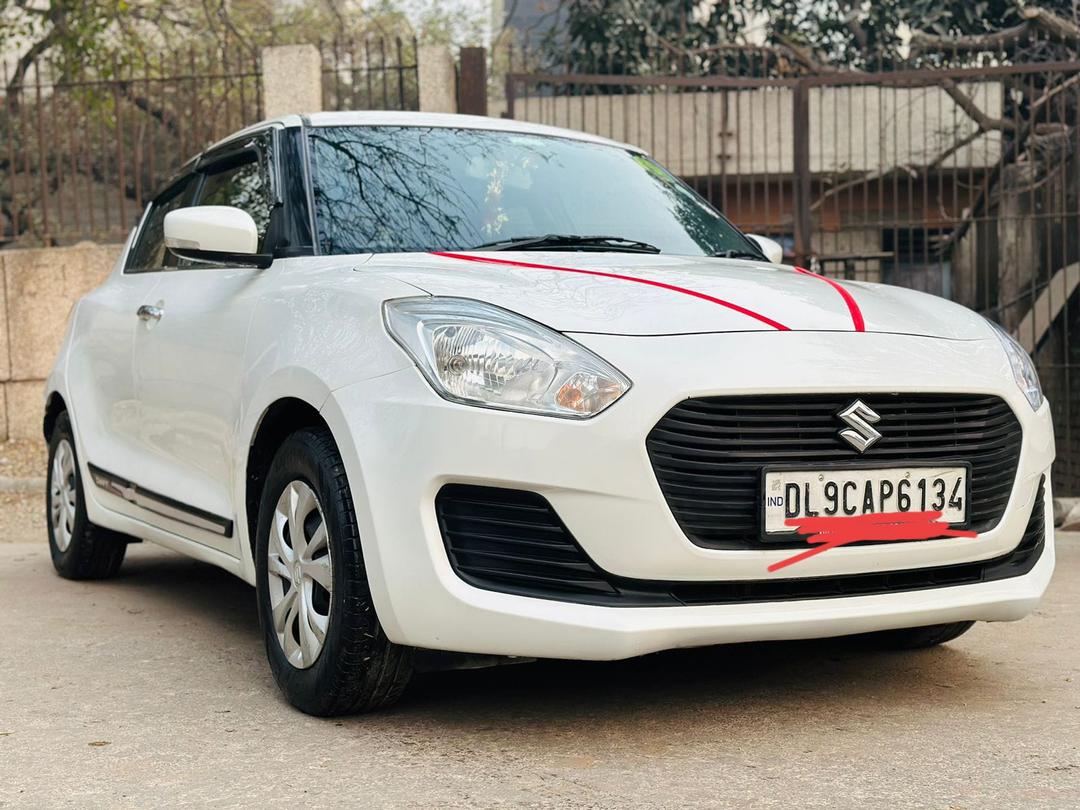 Maruti Swift vxi petrol CNG model 2018 running 73k DL number