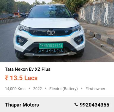 TATA NEXON EV 2022 XZ+ AT ELECTRIC