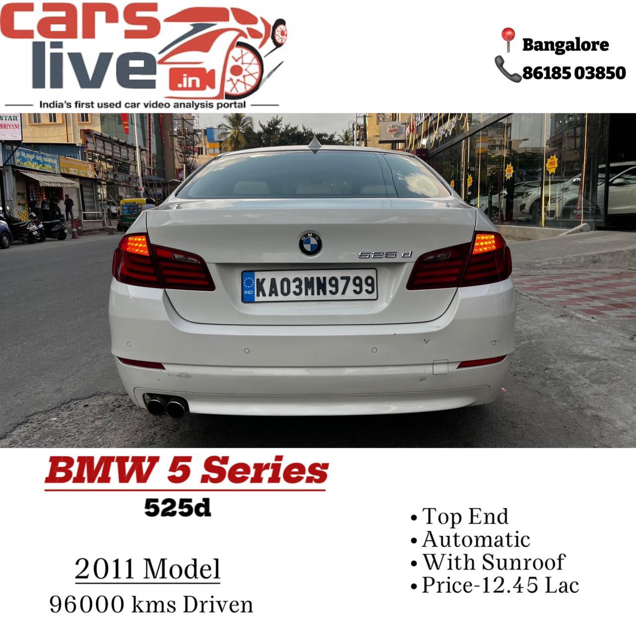 BMW 525D AT 2011 Diesel 3.0Ltr 5 Series