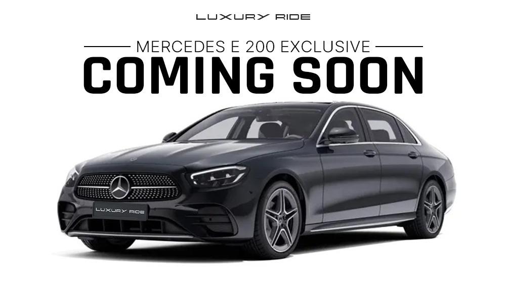 Mercedes E200 Exclusive with AMG Line Kit