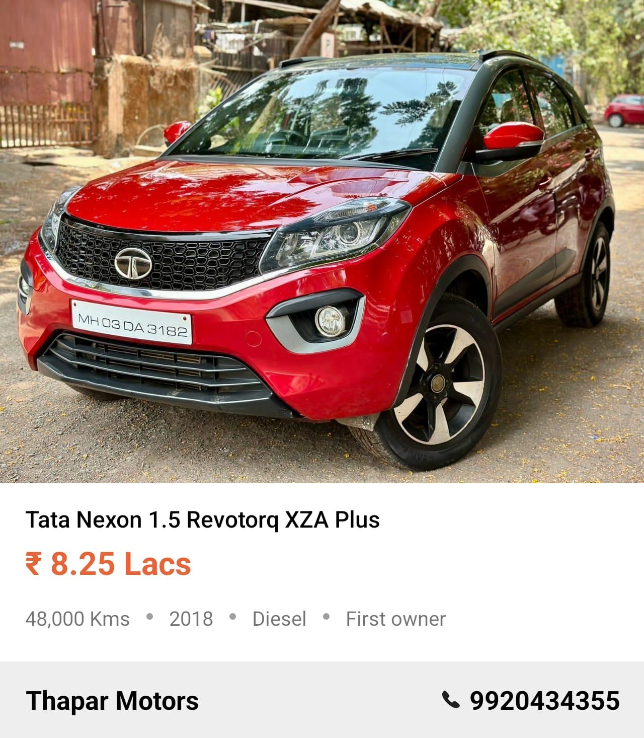 TATA NEXON 2018 XZA PLUS AUTO DIESEL