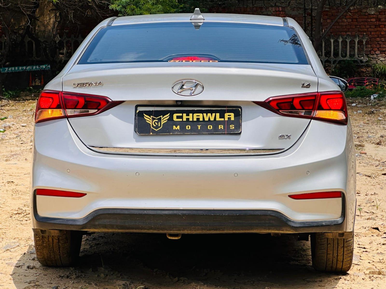 Hyundai Verna 1.6 SX+  petrol model 2019 running 64k HR number