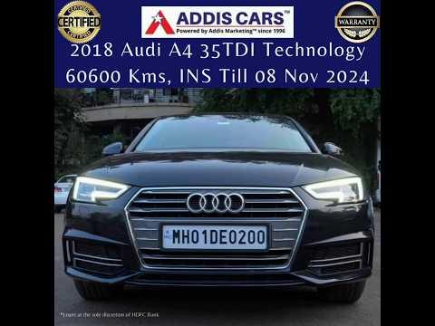 Thumbnail ✨2018🚗Audi A4 35TDI Technology ⛽Diesel🛣️ 60600 Kms🛡️INS Till 08.11.24📞Call us on +91 9820465379