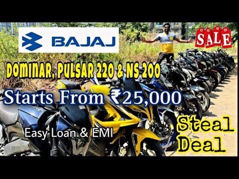 Thumbnail Bajaj ka Sale sirf 25,000 dp only at Rishi Bike Bazar |second hand bikes in mumbai| #ns200 #pulsar