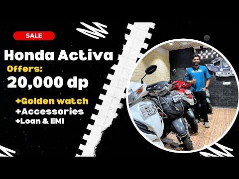 Thumbnail Honda Activa 6G 20,000 dp| Rishi Bike Bazar| Second Hand Bikes #scooty #hondaactiva #secondhandbikes