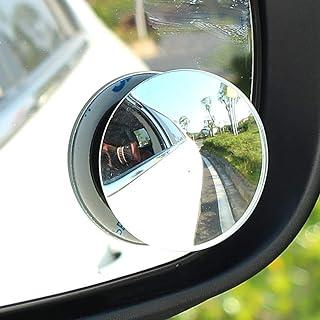 CarFrill HD Glass Frameless Round Convex Rear View Blind Spot Mirror Cars/Trucks/Vans (2") -Pack of 2