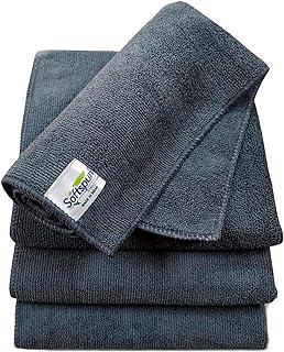 SOFTSPUN Microfiber Cloth - 4 pcs - 40x40 cms - 340 GSM Grey