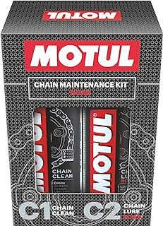 Motul Combo of C2 Chain Lube (400 ml) and C1 Chain Clean for All Bikes (400 ml)